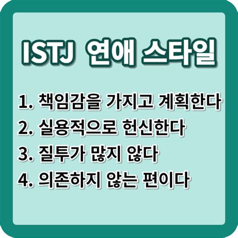 istj 연락 텀